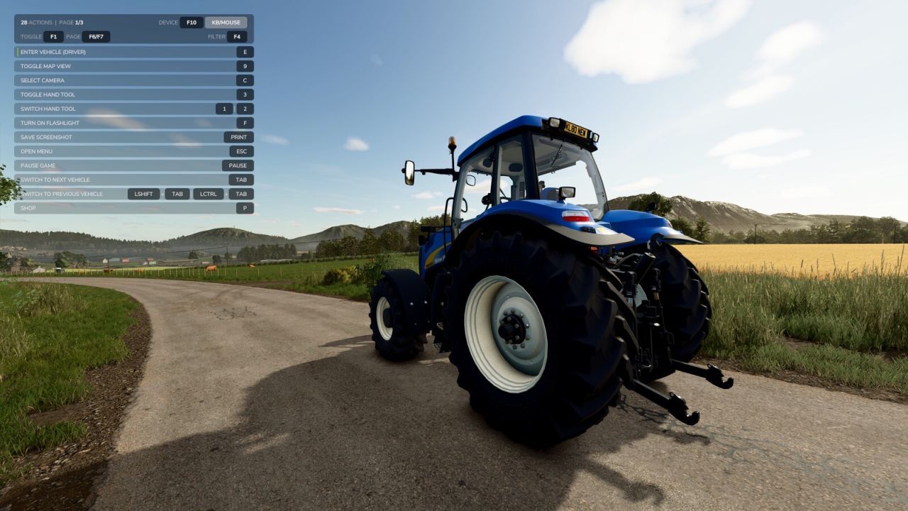 Покращене меню допомоги для Farming Simulator 25