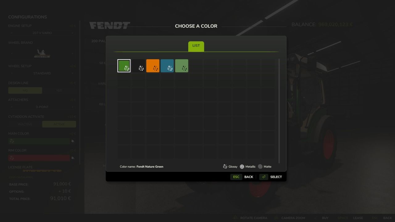 Трактор Fendt 200 Vario для Farming Simulator 25