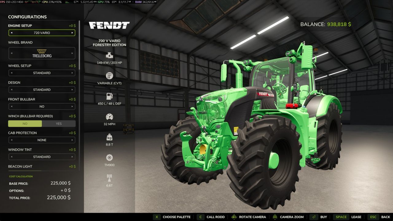 Використане обладнання Rodd для Farming Simulator 25