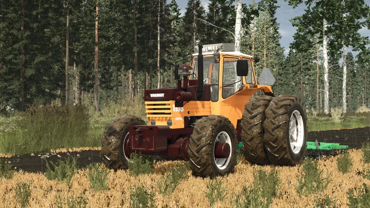 Legendärer Traktor Valmet 1102-1103 (2WD/4WD) — Klassiker der 70er für Farming Simulator 25