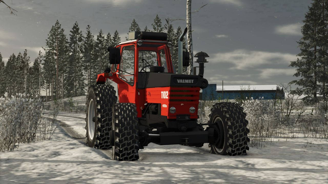 Legendärer Traktor Valmet 1102-1103 (2WD/4WD) — Klassiker der 70er für Farming Simulator 25