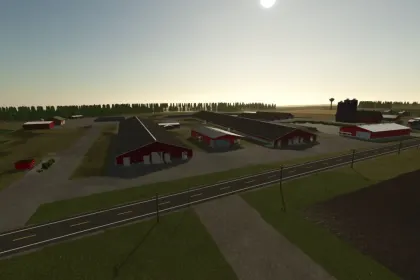 Карта Genesee County 4km для Farming Simulator 25