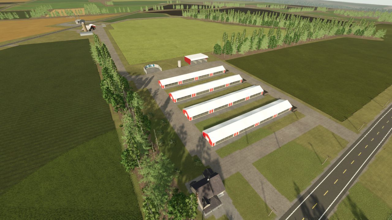 Карта Genesee County 4km для Farming Simulator 25