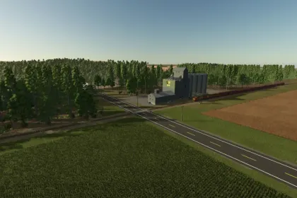 Карта Genesee County 4km для Farming Simulator 25 — 6