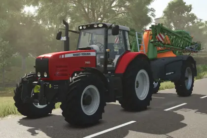 Трактор Massey Ferguson 7400 для Farming Simulator 25 — 1