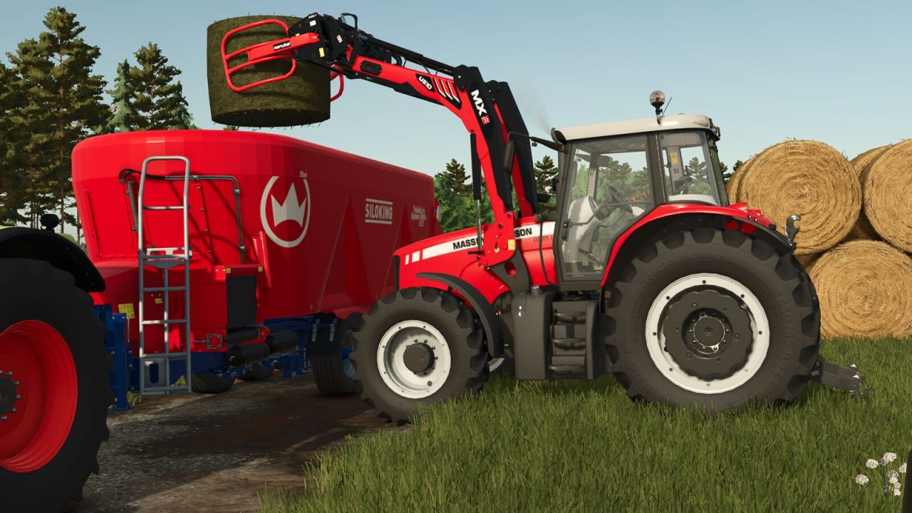 Трактор Massey Ferguson 7400 для Farming Simulator 25