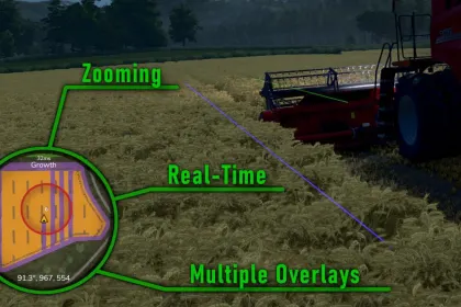Мінікарта Plus для Farming Simulator 25 — 1
