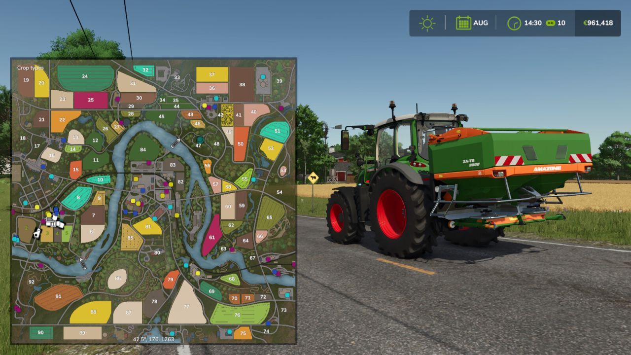 Мінікарта Plus для Farming Simulator 25