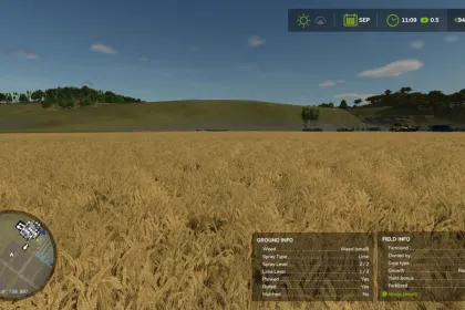 Мод Field Detail Hud Infos для Farming Simulator 25 — 1