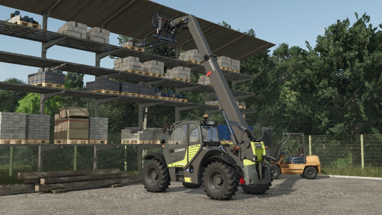 Телескопічний навантажувач Claas Scorpion 7055 для Farming Simulator 25