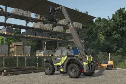 Телескопічний навантажувач Claas Scorpion 7055 для Farming Simulator 25 — 3