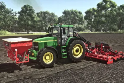 Трактор John Deere 7810 Series F12 для Farming Simulator 25 — 3