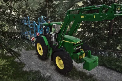 Трактор John Deere 7810 Series F12 для Farming Simulator 25 — 6