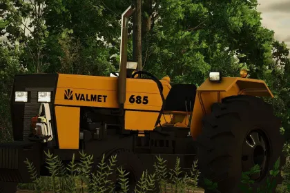Legendarny Traktor Valmet 685 (68 KM) do Realistycznego Rolnictwa w FS25 — 2