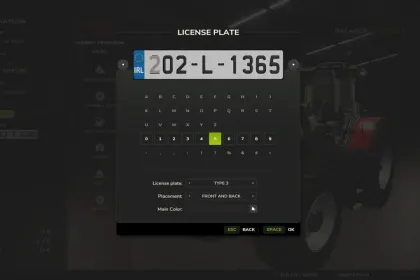 Ліцензійні номери Ірландії для Farming Simulator 25 — 3
