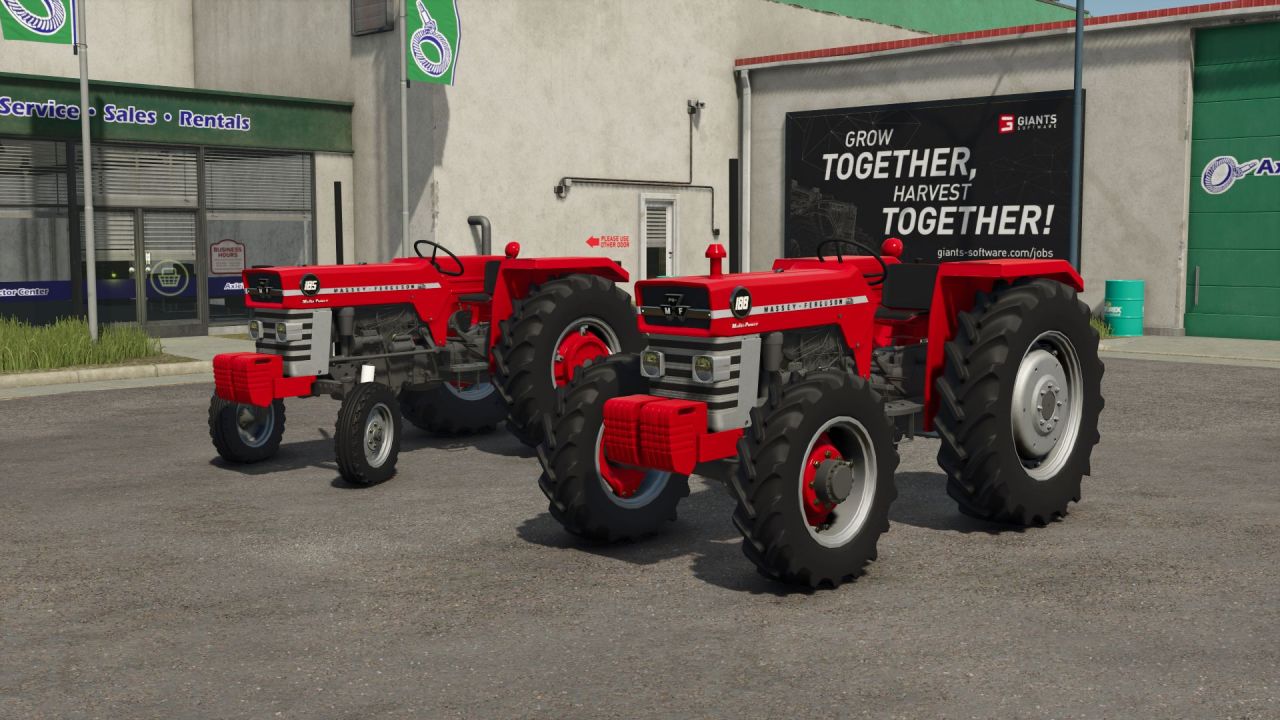 Трактор Massey Ferguson 100 Series для Farming Simulator 25