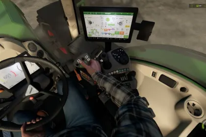 Реалістична камера в кабіні для Farming Simulator 25