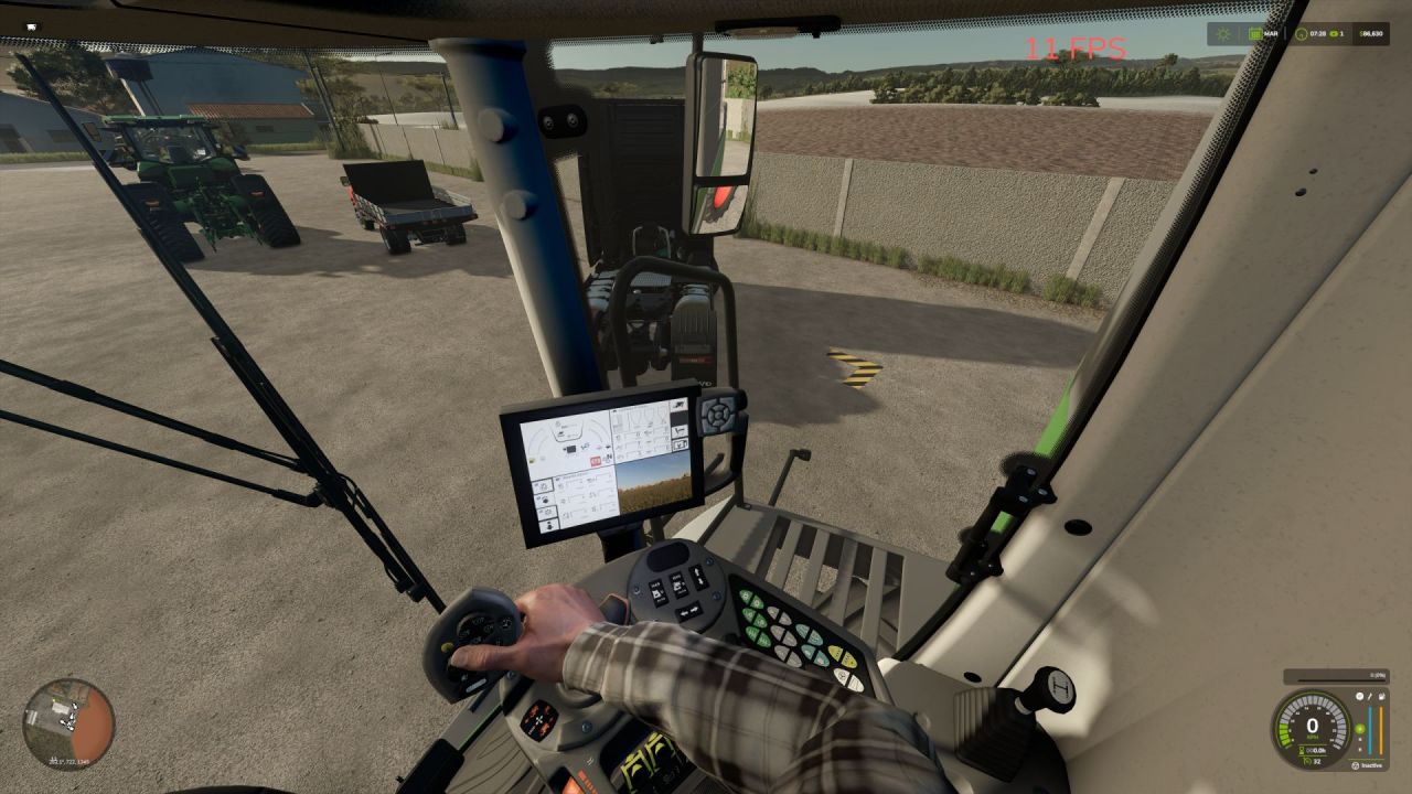 Реалістична камера в кабіні для Farming Simulator 25