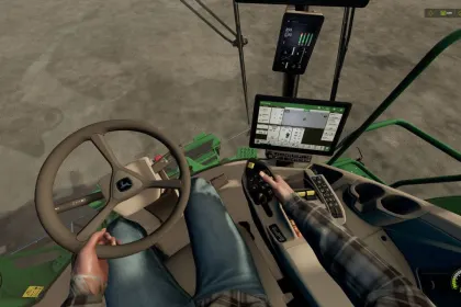 Реалістична камера в кабіні для Farming Simulator 25 — 4