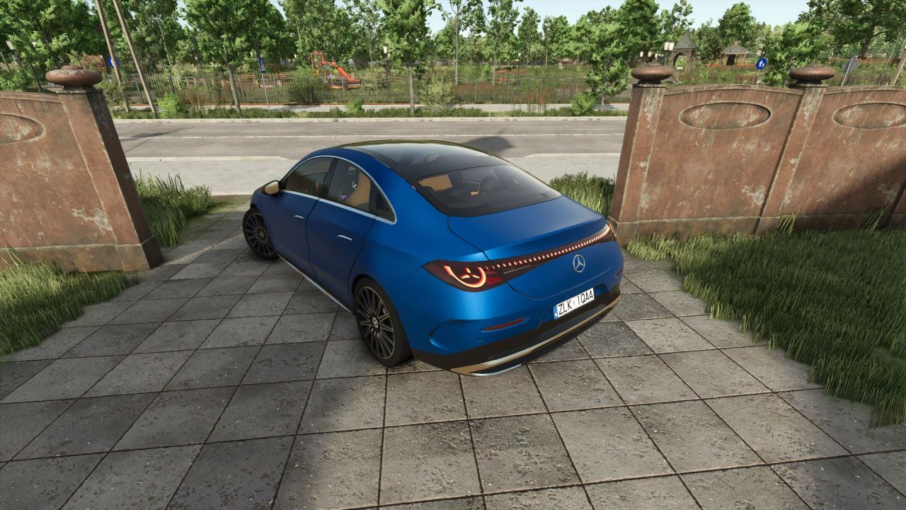 Car Mercedes Benz CLA EV for Farming Simulator 25