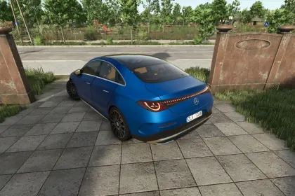 Car Mercedes Benz CLA EV for Farming Simulator 25 — 2