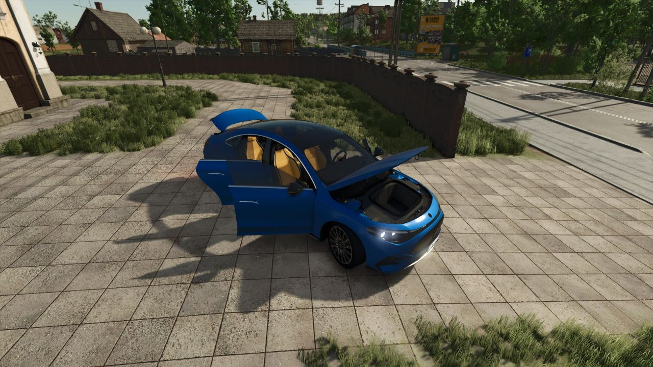 Car Mercedes Benz CLA EV for Farming Simulator 25