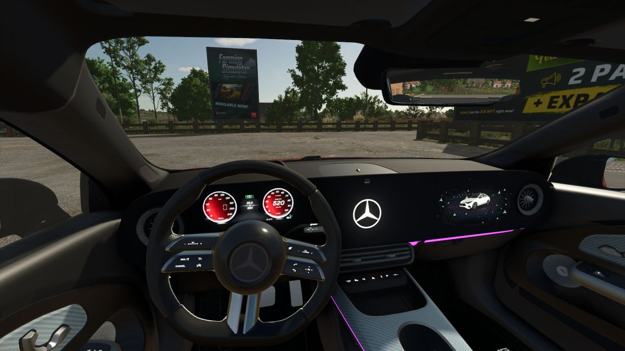 Car Mercedes Benz CLA EV for Farming Simulator 25