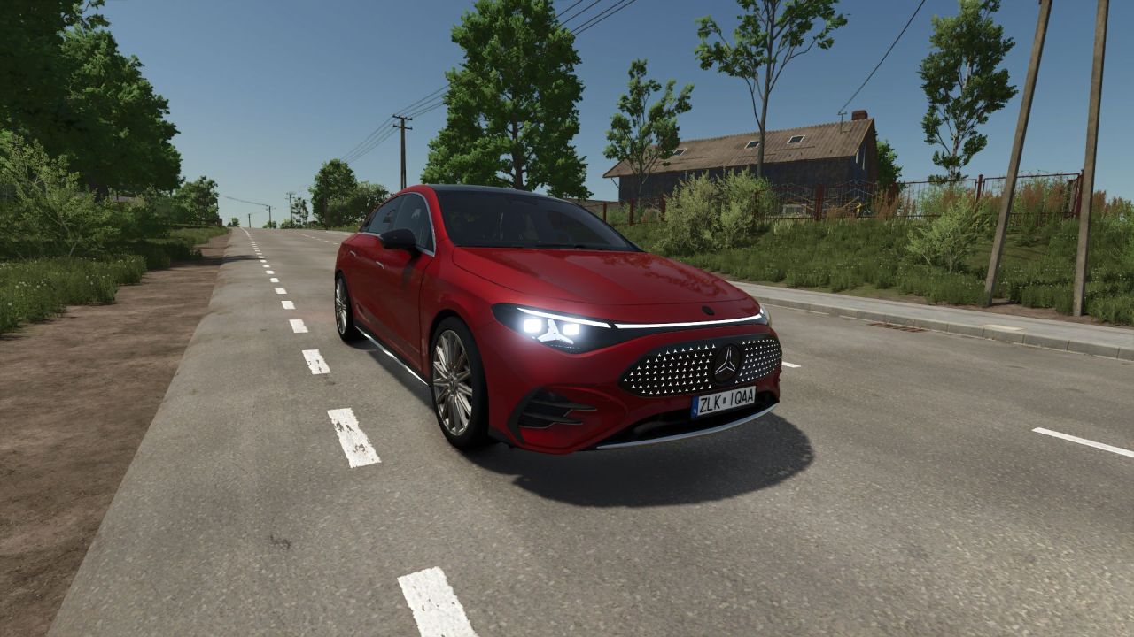 Car Mercedes Benz CLA EV for Farming Simulator 25