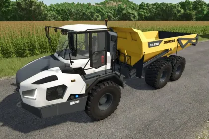 Mocna Ciężarówka Liebherr TA230 (2021–2025) do Szybkiego Transportu Plonów w FS25 — 1