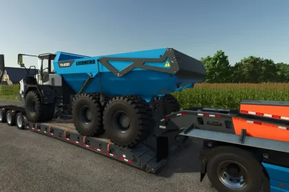 Mocna Ciężarówka Liebherr TA230 (2021–2025) do Szybkiego Transportu Plonów w FS25 — 2
