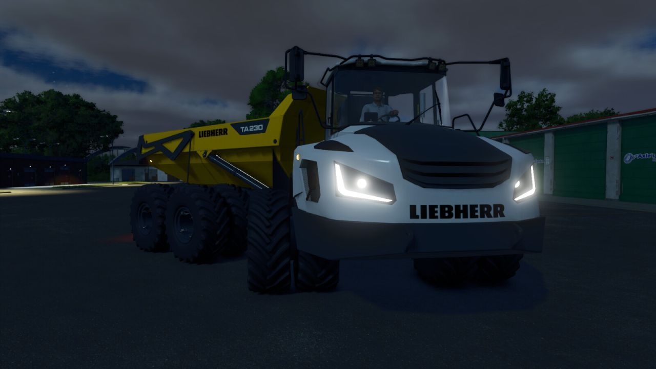Потужна Вантажівка Liebherr TA230 (2021–2025) для Швидкого Перевезення Врожаю у FS25