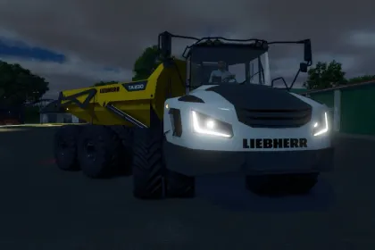 Mocna Ciężarówka Liebherr TA230 (2021–2025) do Szybkiego Transportu Plonów w FS25 — 4