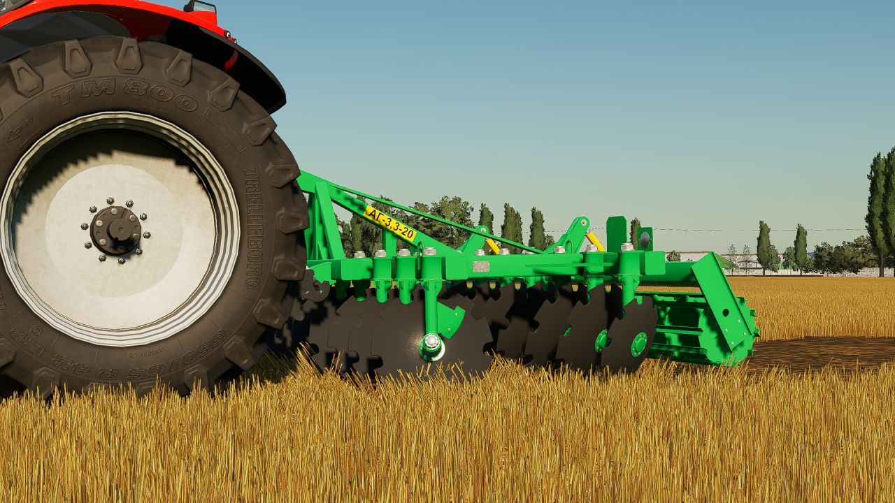 Дискова борона AG Pack для Farming Simulator 22