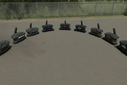 Вага CNH 1000 кг для Farming Simulator 25