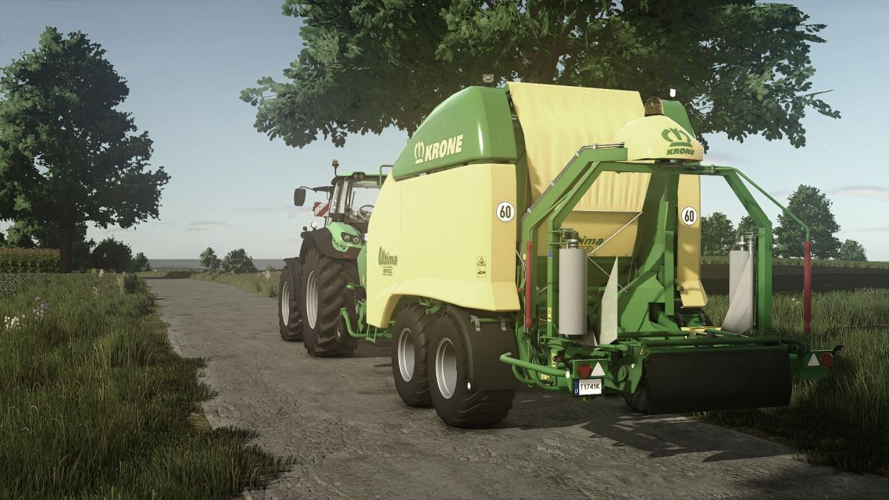 Прес-підбирач Krone Ultima CF 155 XC для Farming Simulator 25