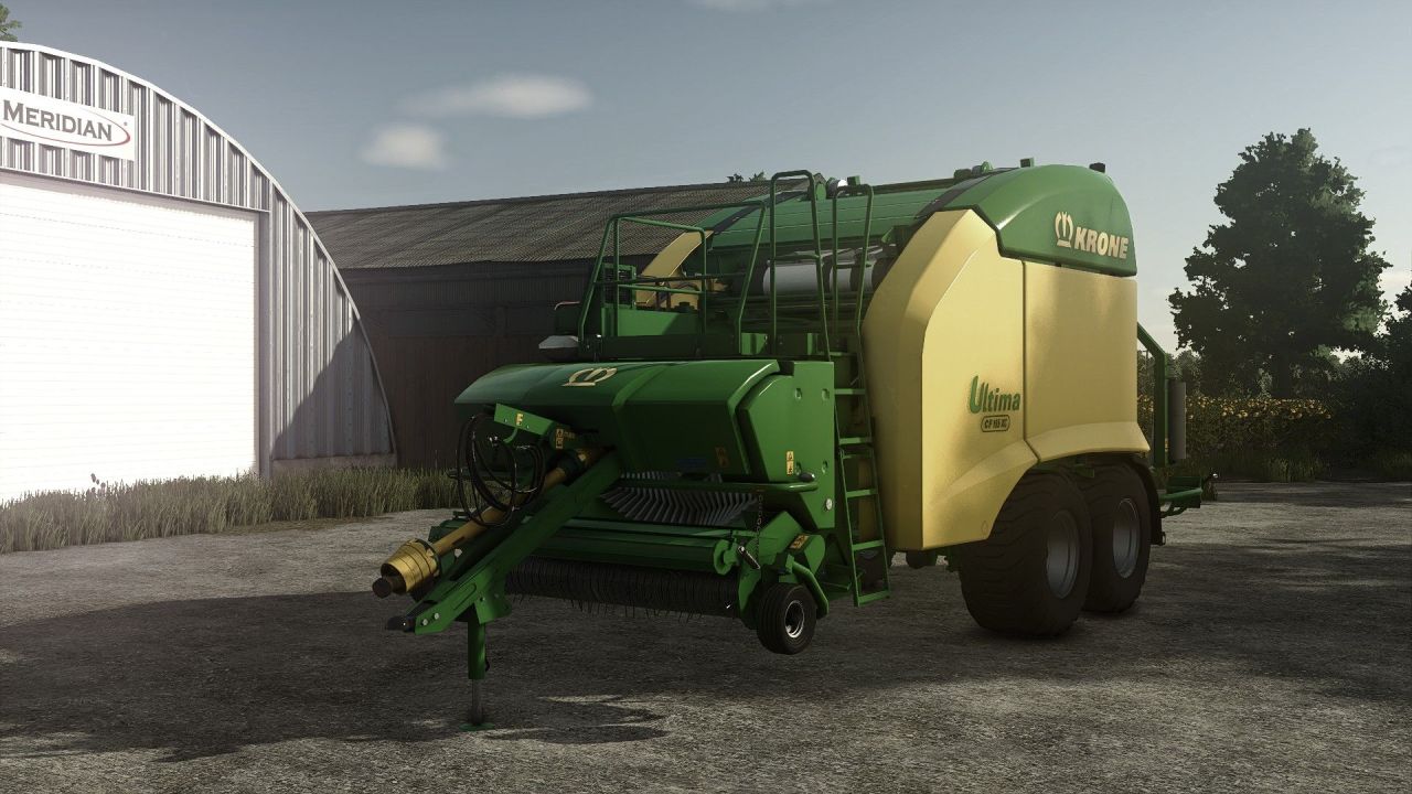 Прес-підбирач Krone Ultima CF 155 XC для Farming Simulator 25