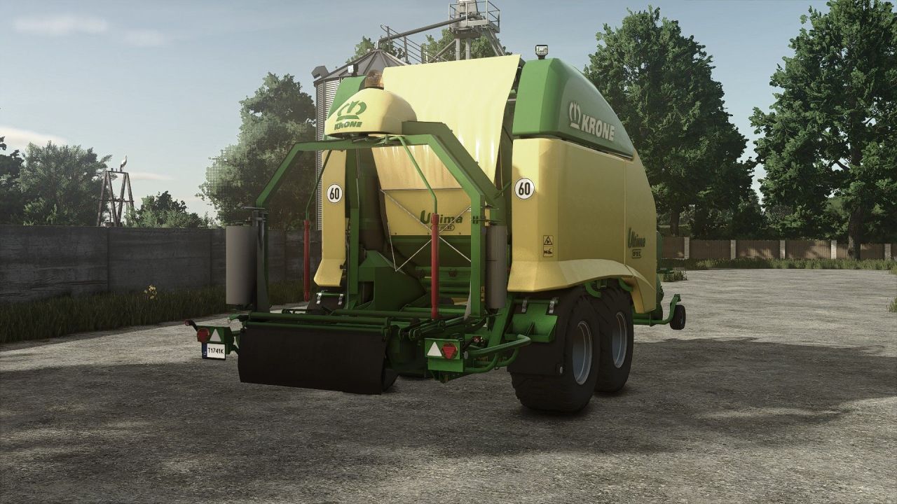 Прес-підбирач Krone Ultima CF 155 XC для Farming Simulator 25