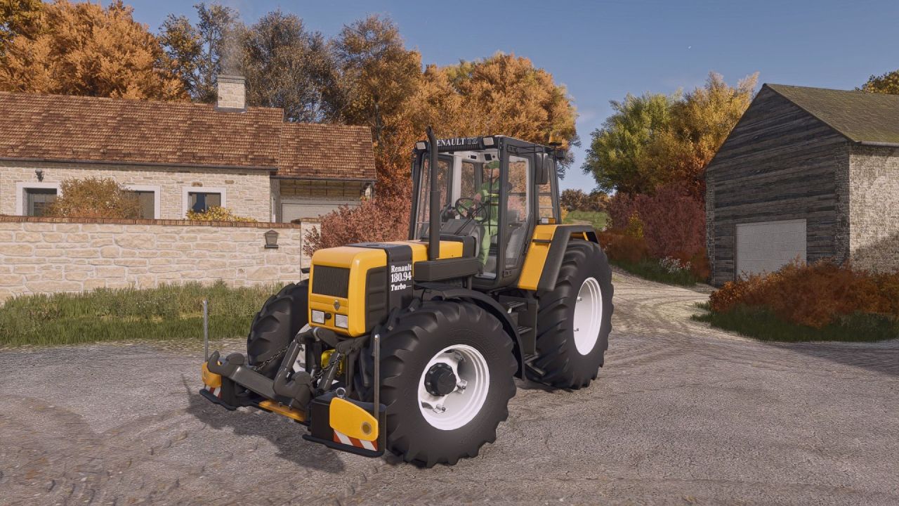Трактор Renault 180-94 TZ для Farming Simulator 25