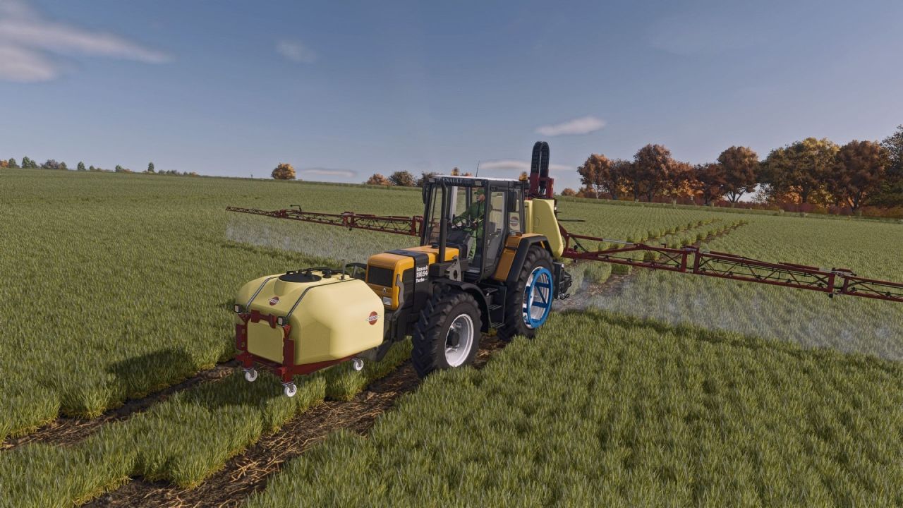 Трактор Renault 180-94 TZ для Farming Simulator 25
