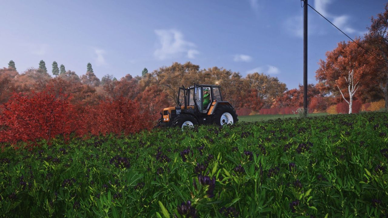 Трактор Renault 180-94 TZ для Farming Simulator 25
