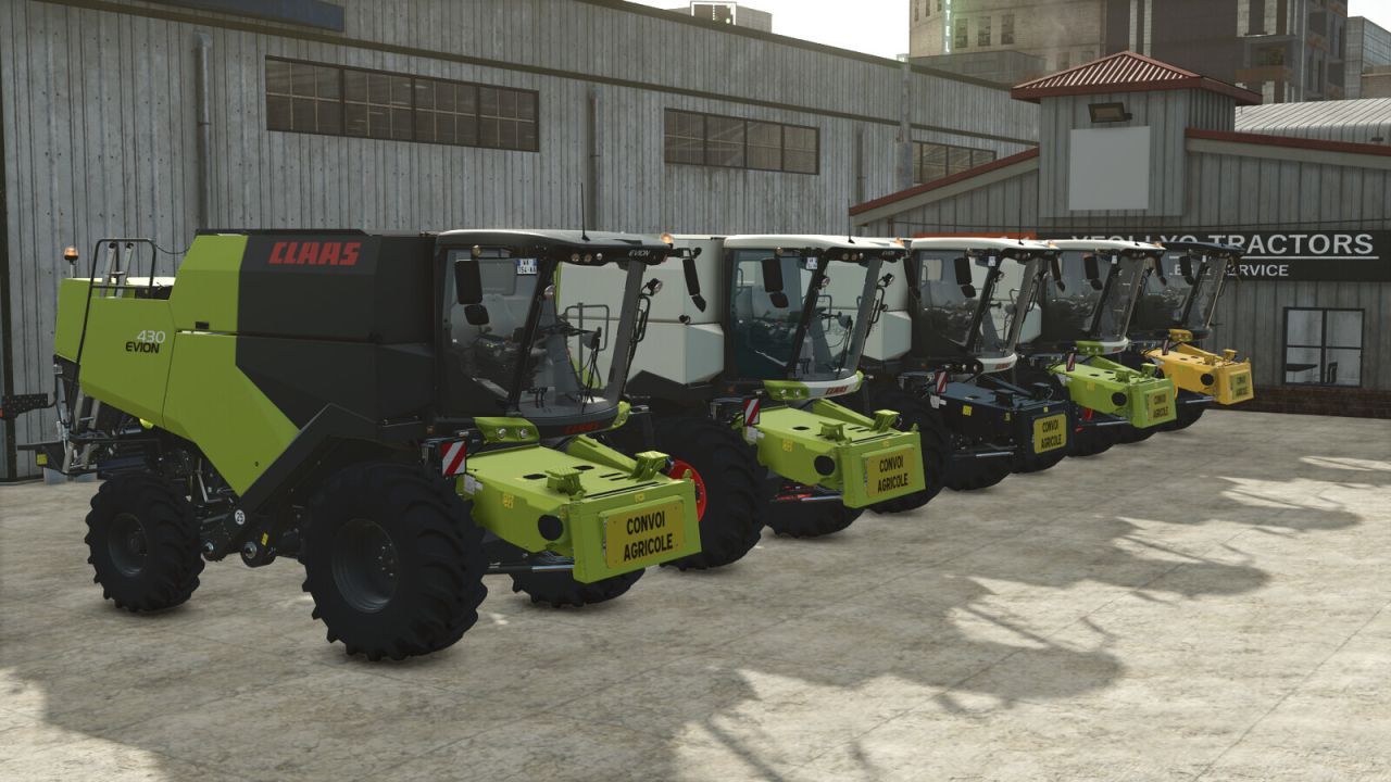 Combine Harvester Claas Evion 410-450 Series for Farming Simulator 25