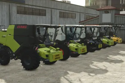 Combine Harvester Claas Evion 410-450 Series for Farming Simulator 25 — 2