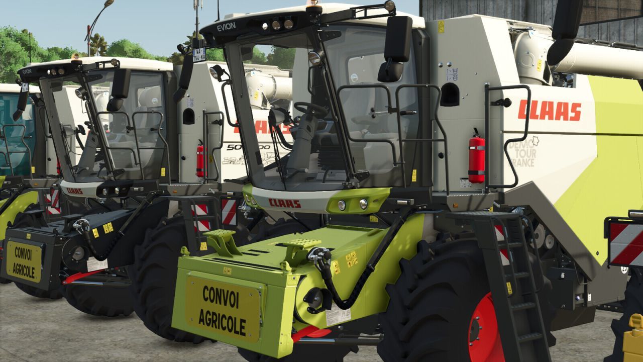 Combine Harvester Claas Evion 410-450 Series for Farming Simulator 25