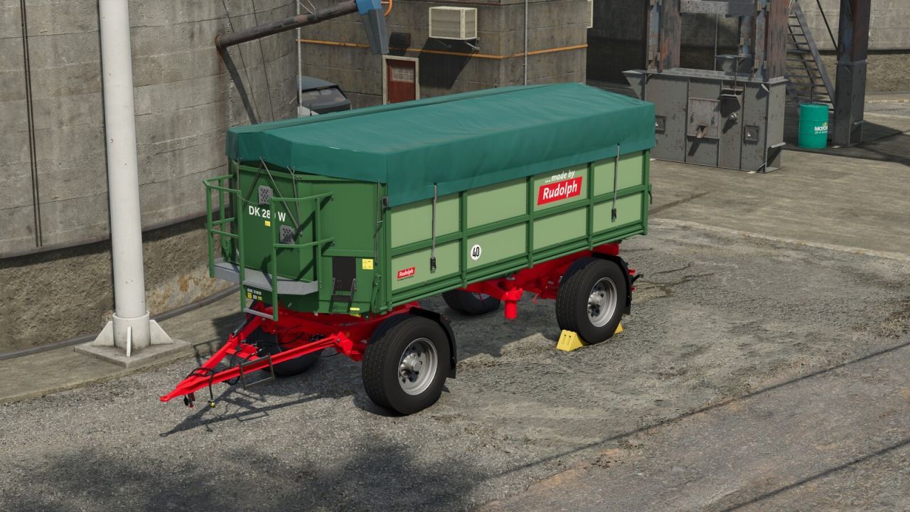 Причіп Rudolph DK 280 W для Farming Simulator 25