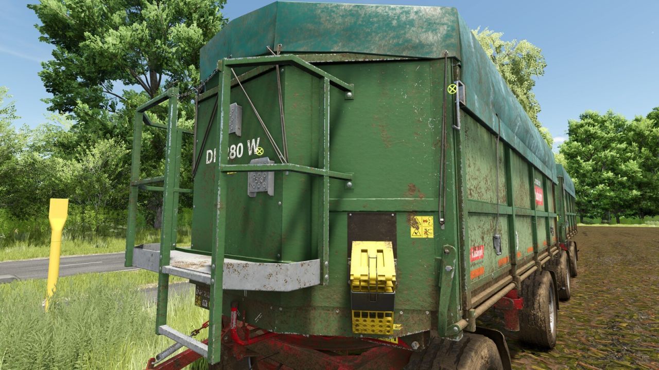 Причіп Rudolph DK 280 W для Farming Simulator 25