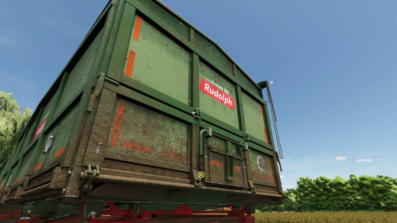 Причіп Rudolph DK 280 W для Farming Simulator 25
