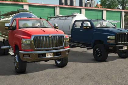 Powerful Truck International CV Series Tanker — Universal Tanker for FS25