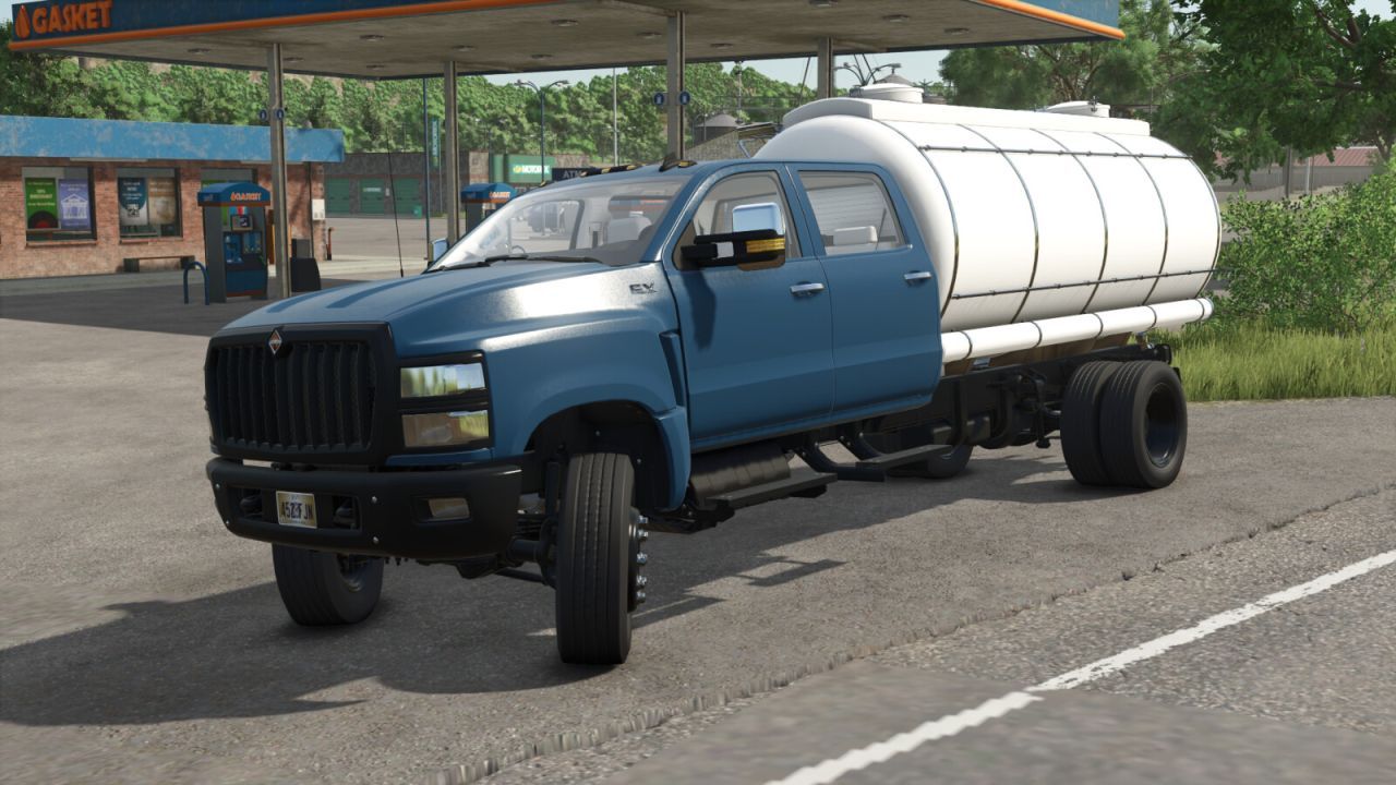 Leistungsstarker Lkw International CV Series Tanker — Universeller Tankwagen für FS25