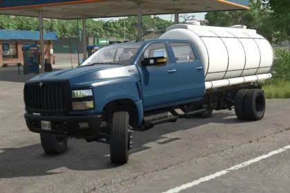 Leistungsstarker Lkw International CV Series Tanker — Universeller Tankwagen für FS25 — 3