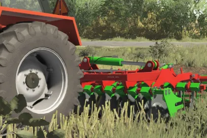 Дискова борона AgroMasz FoxXL для Farming Simulator 25
